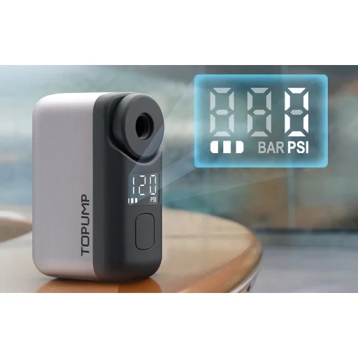 Cycplus AS200 PRO TB2 PRO TOPUMP mini cyklistická pumpa sivá - 5