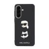 Karl Lagerfeld Liquid Silicone Metal Karl a Choupette puzdro pre Samsung Galaxy A57 thumbnail