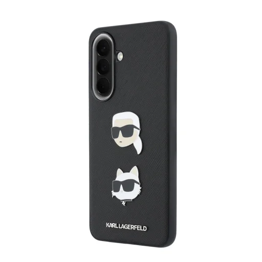 Karl Lagerfeld Liquid Silicone Metal Karl és Choupette Samsung Galaxy A57 tok - 2