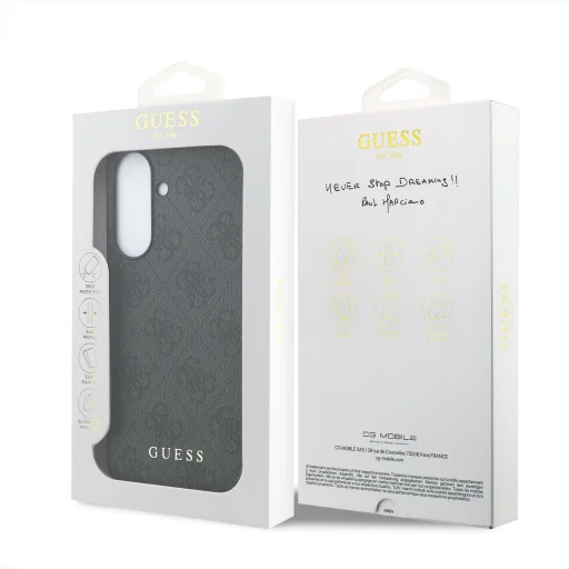 Guess PU 4G Metal Classic Logo tok Samsung Galaxy A37 Szürke - 7