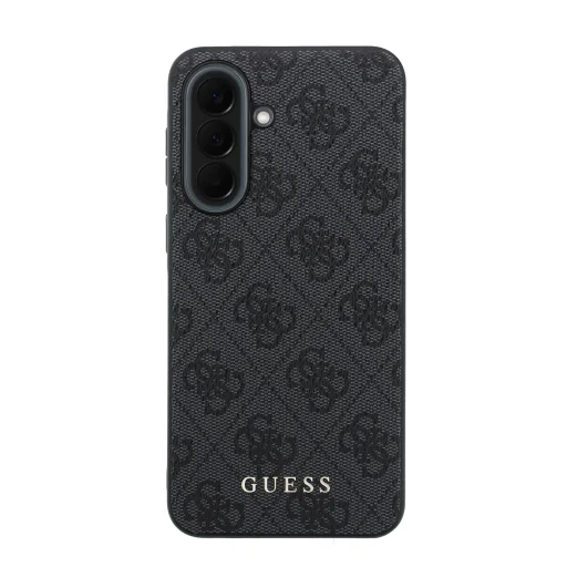 Guess PU 4G Metal Classic Logo puzdro pre Samsung Galaxy A37 sivé - 3
