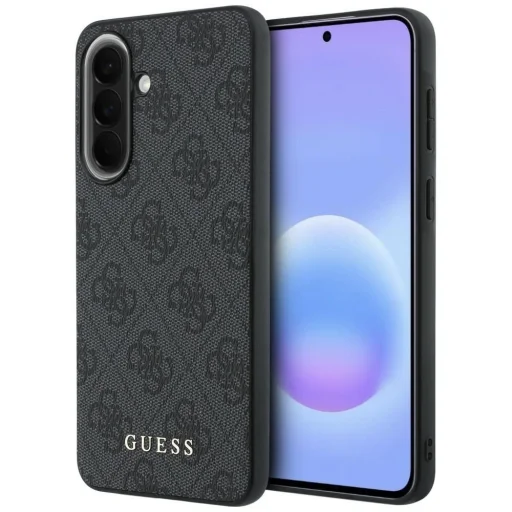  Samsung Galaxy A37 Szürke Guess PU 4G Metal Classic Logo tok - 1