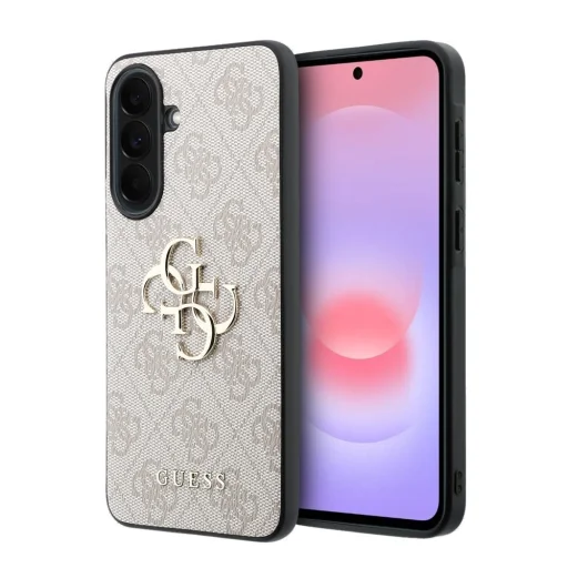 Guess PU 4G Metal Logo puzdro pre Samsung Galaxy A37 ružové - 1