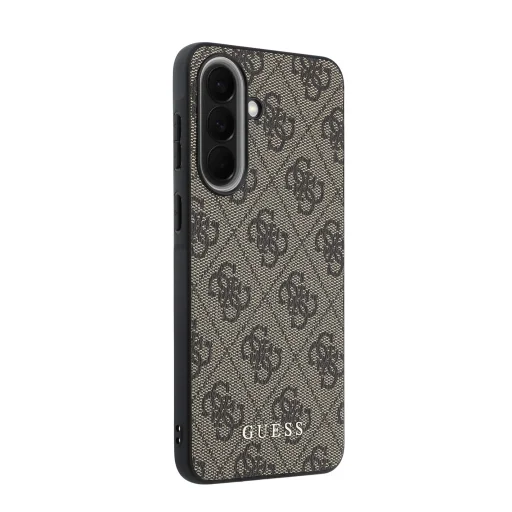 Guess PU 4G Metal Classic Logo puzdro pre Samsung Galaxy A57 hnedé - 4