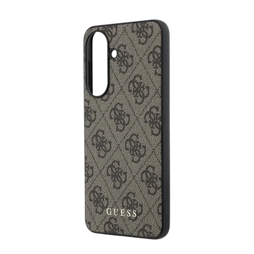 Guess PU 4G Metal Classic Logo puzdro pre Samsung Galaxy A57 hnedé - 5