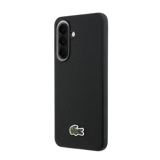 Lacoste Iconic Petit Pique Szövött Logós MagSafe Tok Samsung Galaxy A57 Fekete tok - 2