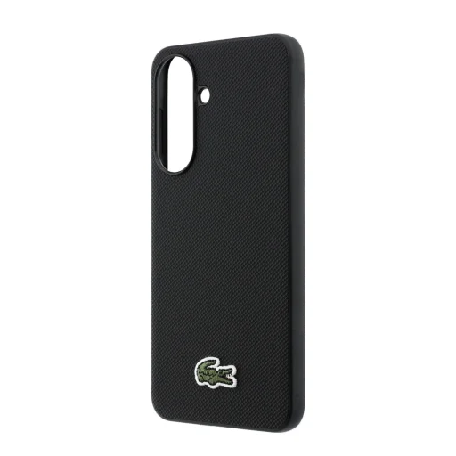 Lacoste Iconic Petit Pique puzdro s tkaným logom MagSafe pre Samsung Galaxy A57 čierne - 5