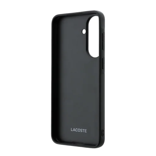 Lacoste Iconic Petit Pique puzdro s tkaným logom MagSafe pre Samsung Galaxy A57 čierne - 6