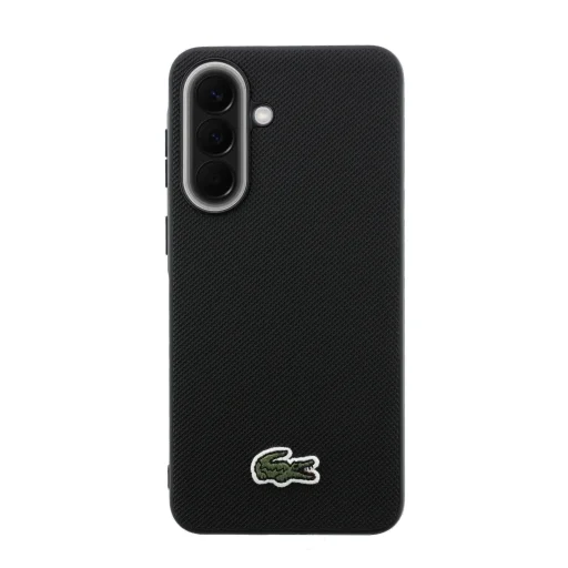Lacoste Iconic Petit Pique Szövött Logós MagSafe Tok Samsung Galaxy A57 Fekete tok - 3
