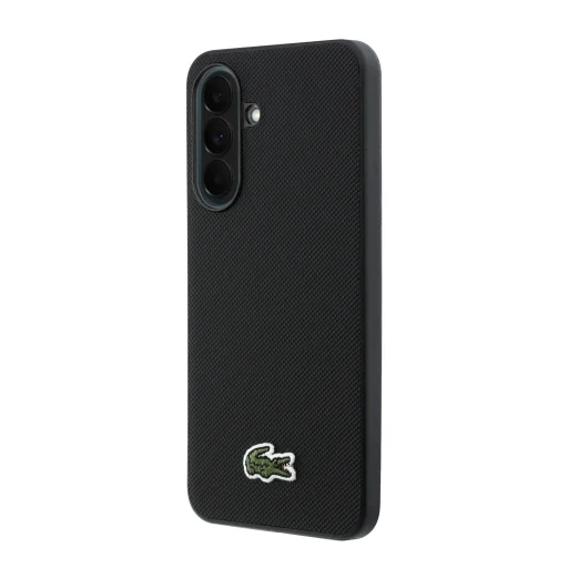 Lacoste Iconic Petit Pique Woven Logo MagSafe puzdro pre Samsung Galaxy A37 čierne puzdro - 2