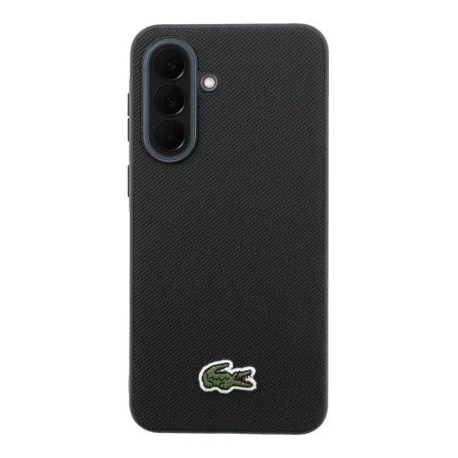Lacoste Iconic Petit Pique Woven Logo MagSafe puzdro pre Samsung Galaxy A37 čierne puzdro - 3