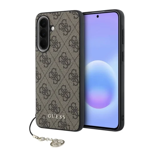 Guess 4G Charm puzdro pre Samsung Galaxy A57 - hnedé - 1