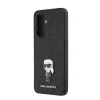 Karl Lagerfeld Fixed Glitter Metal Ikonik puzdro pre Samsung Galaxy A37 čierne thumbnail