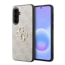 Guess PU 4G Metal Logo puzdro pre Samsung Galaxy A57 ružové
