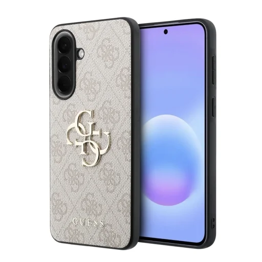 Guess PU 4G Metal Logo puzdro pre Samsung Galaxy A57 ružové - 1