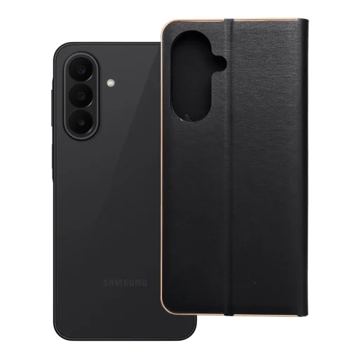 Samsung Galaxy A27 Luna Book zlaté čierne puzdro - 8
