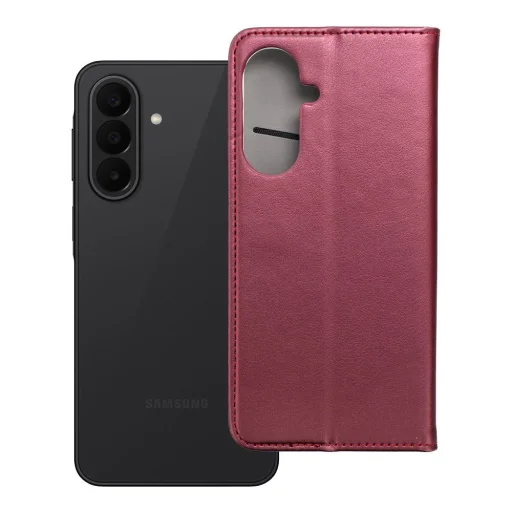 Samsung Galaxy A27 Smart Magneto knižkové puzdro bordové - 10
