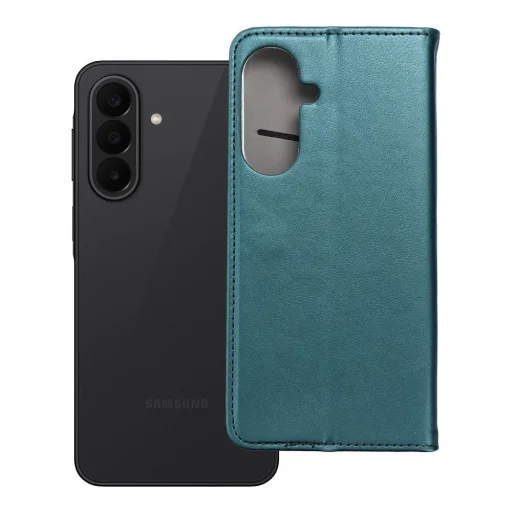 Samsung Galaxy A27 Smart Magneto knižkové puzdro tmavozelené - 10