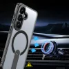 Puzdro Hybrid Armor X pre Samsung Galaxy A57 so stojanom, kompatibilné s MagSafe - čierne thumbnail