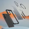 Puzdro Hybrid Armor X pre Samsung Galaxy A57 so stojanom, kompatibilné s MagSafe - čierne thumbnail