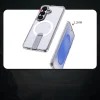 Puzdro Hybrid Armor X pre Samsung Galaxy A57 so stojanom, kompatibilné s MagSafe - Transparentné thumbnail