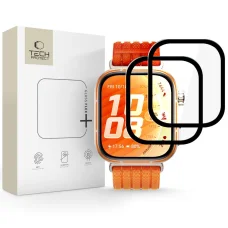 Huawei Watch Fit 5 Pro Tech-Protect Glass Flex+ 2 darabos fekete üvegfólia