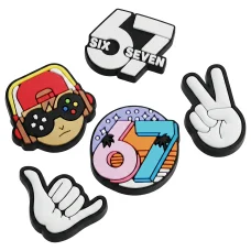 3D nálepka 67, 5-dielna sada