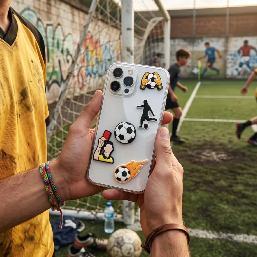 3D futball matrica 5 db-os készlet - 2