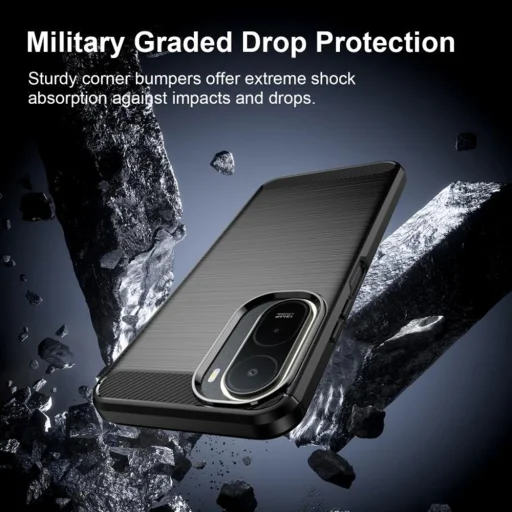 Xiaomi Redmi A7 Pro čierne Techsuit - Carbon Silicon puzdro - 6