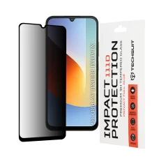 Xiaomi Redmi A7 Pro Fekete Techsuit 111D Privacy Full Glue üvegfólia