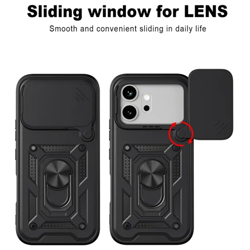 Honor 600 Kék Techsuit - CamShield sorozat tok - 2