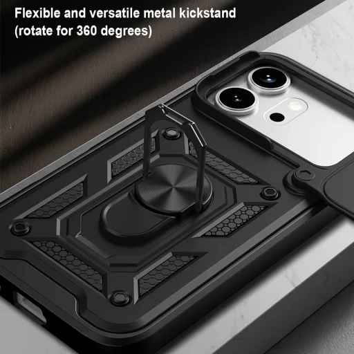 Honor 600 Kék Techsuit - CamShield sorozat tok - 6