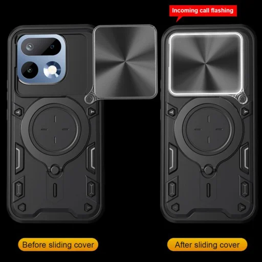 Realme 16 Pro+ Fekete Techsuit CamGuard Pro tok - 5