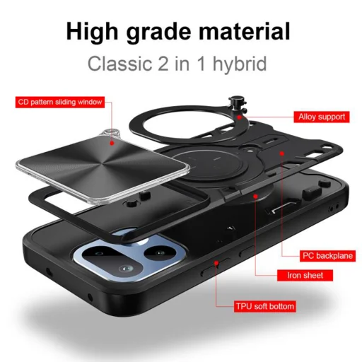 Realme 16 Pro Fekete Techsuit CamGuard Pro tok - 2