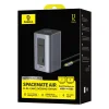 Baseus - 12in1 Dokkoló Állomás Nomos NU1 Air (B0114400) - 12 Port, 10Gbps, 100W PD, 4K Kijelzők - Szürke thumbnail