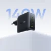 Baseus - Nástenná nabíjačka EnerFill FH11 (E0121J00) - 3x USB-C, 1x USB-A, 140W, Technológia GaN, Rýchle nabíjanie - Kozmická čierna thumbnail