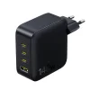 Baseus - Nástenná nabíjačka EnerFill FH11 (E0121J00) - 3x USB-C, 1x USB-A, 140W, Technológia GaN, Rýchle nabíjanie - Kozmická čierna thumbnail