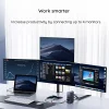 Baseus - Docking Station Union Joy Pro (WKSP090113) - 17-Port Négy Képernyős Multifunkcionális Hub, Type-C, HDMI, USB, 8K - Szürke thumbnail