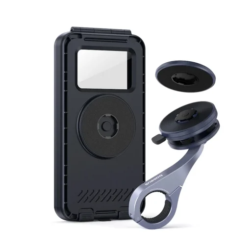 Baseus - Cyklistický držiak na telefón PrimeTrip VB1 (C0013D00) - magnetický, hliníková zliatina - čierny - 3