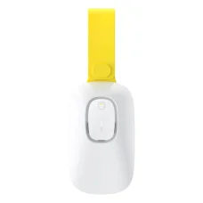 Baseus - Dverový alarm so zarážkou Heyo (Z0004900) - Obsahuje AAA batériu, s protišmykovou silikónovou podložkou, s filtrami inteligentného čipu - Mesačná biela