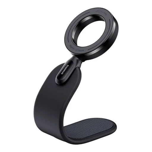 Baseus - Autós telefontartó C02 Go Series (C40165500111-00) - Mágneses tartó, hajlítható kialakítás, műszerfalra - Fekete - 2