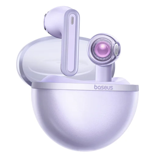 Baseus - Vezeték nélküli fülhallgató Bowie E5 (A00054501513-00) - Bluetooth, True Wireless - Nebula Purple - 1