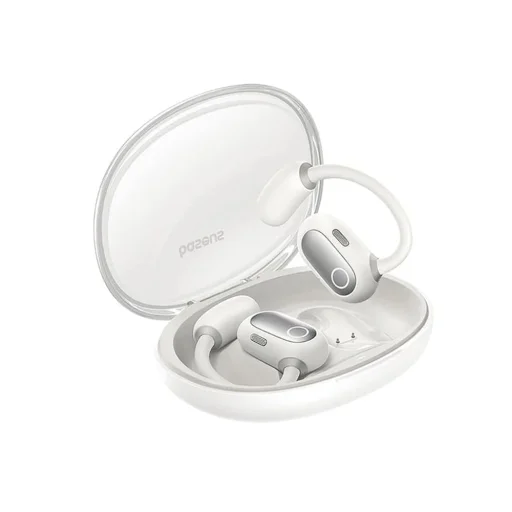 Baseus - Bezdrôtové slúchadlá PM20A (A00064400221-00) - Open-ear, True Wireless, Bluetooth 5.3, 380mAh - Stellar White - 1
