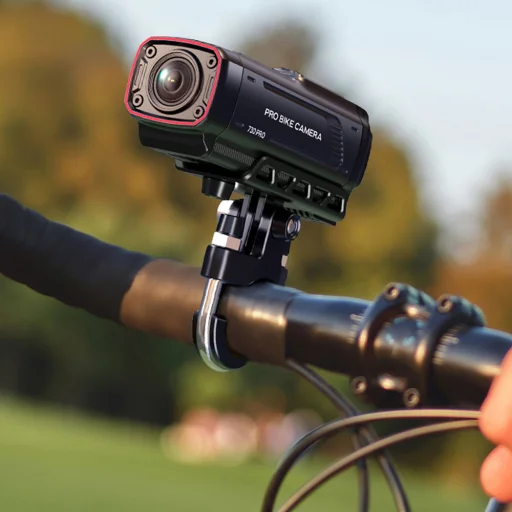 AKEEYO 730Pro 4K Športová kamera s montážou na riadidlá pre bicykle a motocykle - čierna - 12