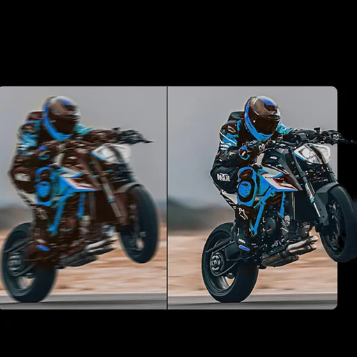 AKEEYO AKY-710S sportkamera 4K videórögzítő motorkerékpár kormányra - fekete - 8