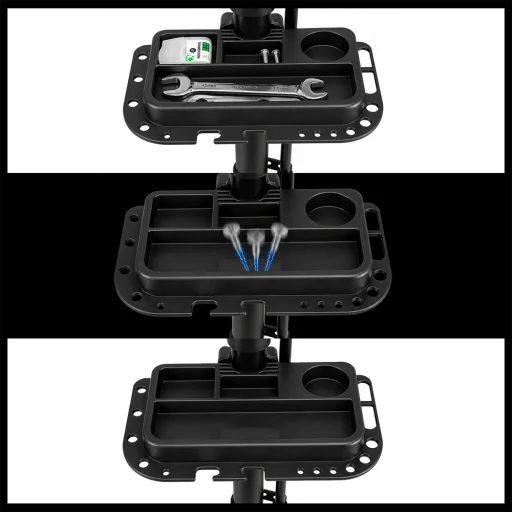 Wozinsky WSS-180 padlószerviz állvány gombokkal 30 kg-os kerékpárokhoz - fekete - 8