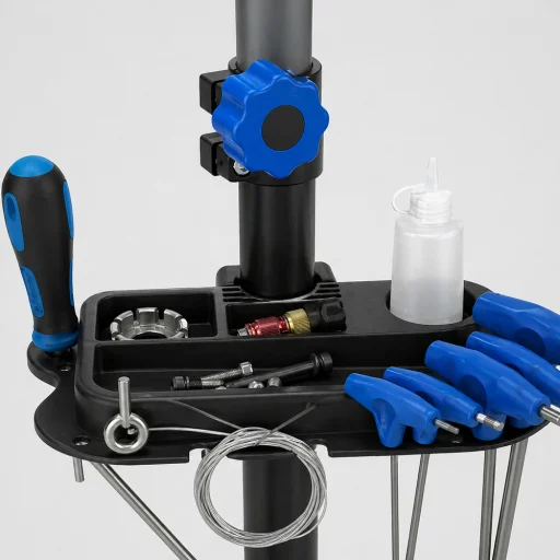Wozinsky WSS-180 padlószerviz állvány gombokkal 30 kg-os kerékpárokhoz - fekete - 16