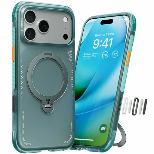 iPhone 17 Pro Torras Pstand čierne puzdro - 1