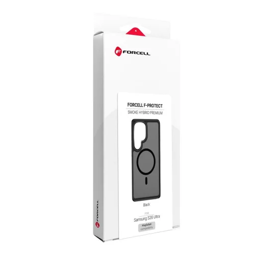 Samsung Galaxy S26 Ultra Forcell F-Protect Smoke Hybrid Premium MagSafe kompatibilné čierne puzdro - 9