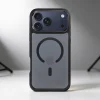 iPhone 17 Forcell F-Protect Smoke Hybrid Premium MagSafe kompatibilné čierne puzdro thumbnail